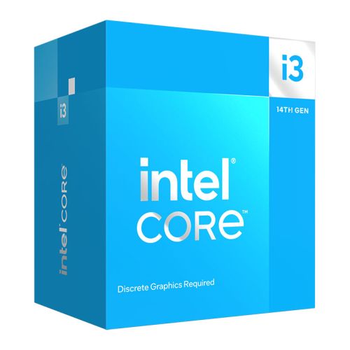 Intel Core i3-14100F Quad-Core CPU - LGA 1700, 4.7GHz, 12MB Cache Intel Core i3-14100F Quad-Core CPU - LGA 1700, 4.7GHz, 12MB Cache